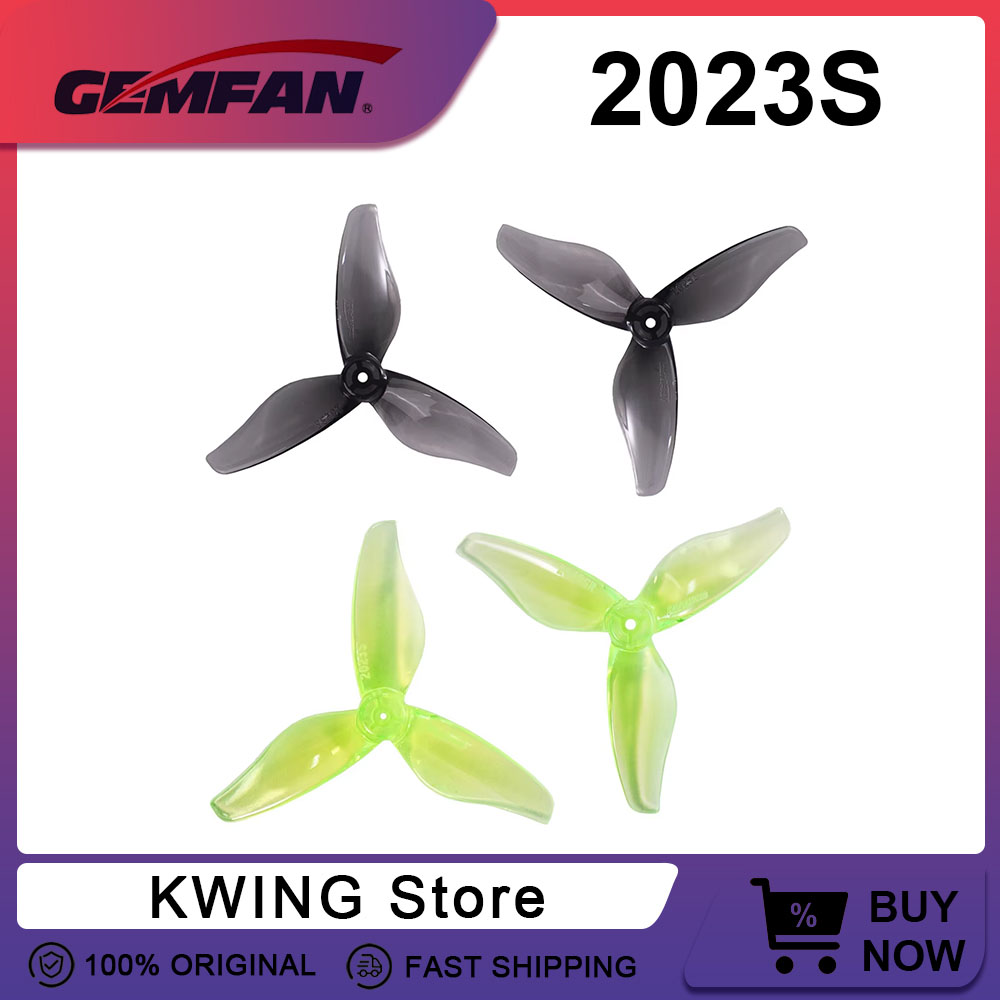 Drone Racing Propeller - 12Pairs(12CW+12CCW) Gemfan 2023S Hurricane 51mm 3-Blade