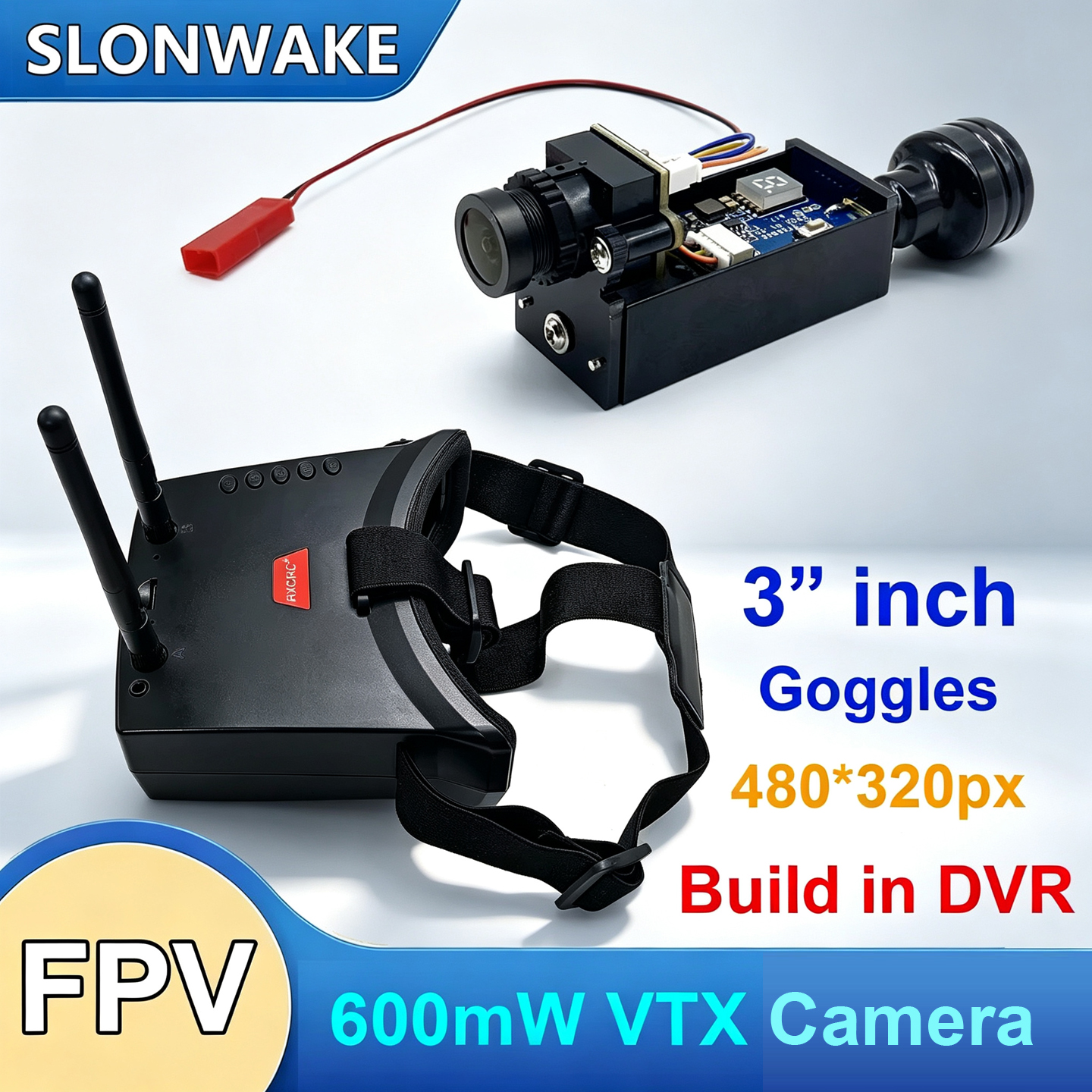 Drone Racing Antenna - 5.8G 56CH Dual Antennas FPV Goggles