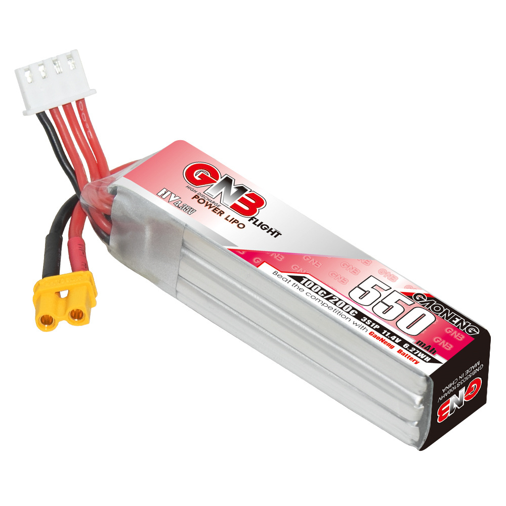 GNB HV 11.4V 550mAh 100C/200C  - Drone Racing Battery review and price