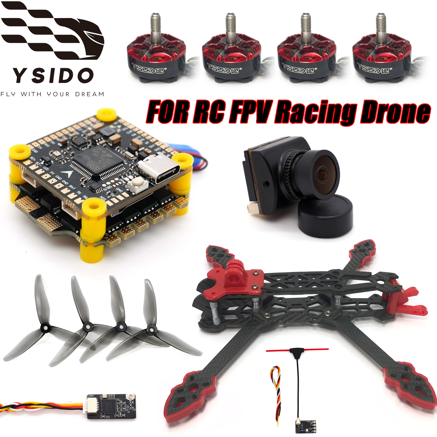Mark4 5inch Frame Kit F405 V3  - Drone Racing Vtx review and price