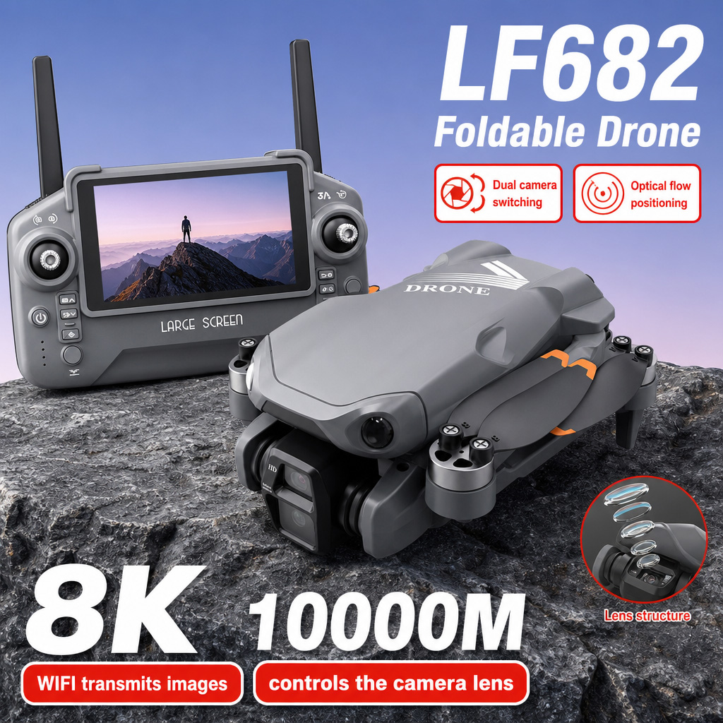 Aerial Photo LF682 Drone 8K HD - Drone Racing Camera review and price