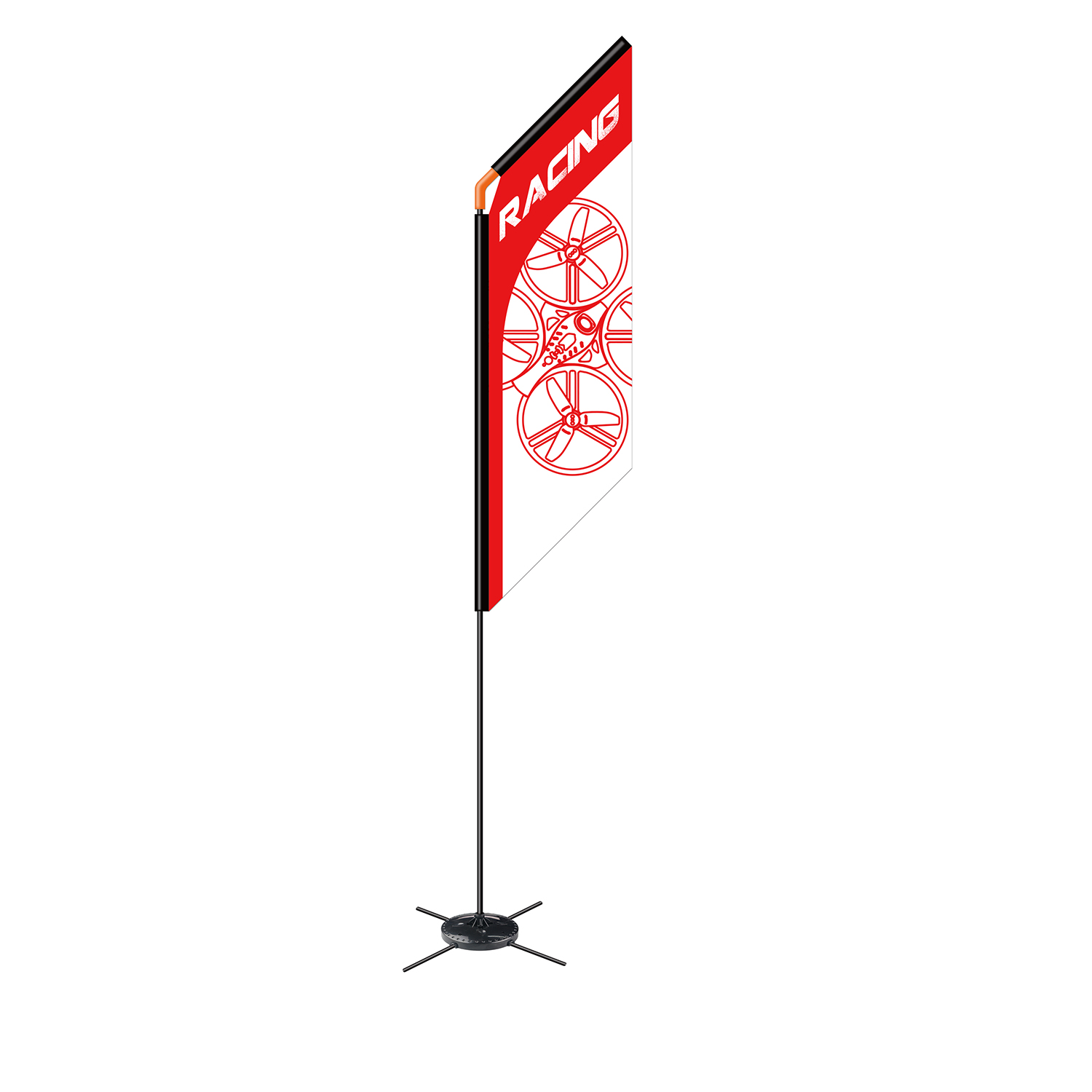 560mm FPV Racer Flag Drone Qua - Drone Racing Flag review and price