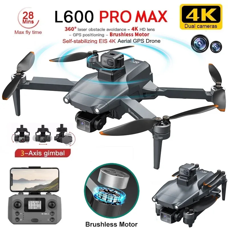 L600 PRO MAX GPS Drone Profess - Drone Racing Camera review and price