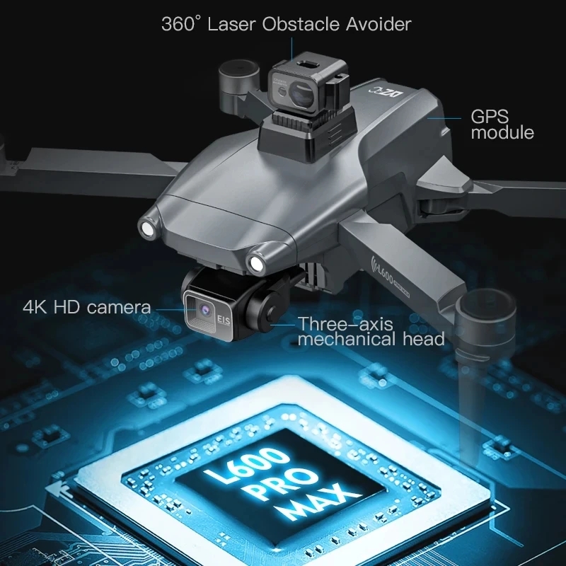 L600 PRO MAX GPS Drone Profess - Drone Racing Camera review and price