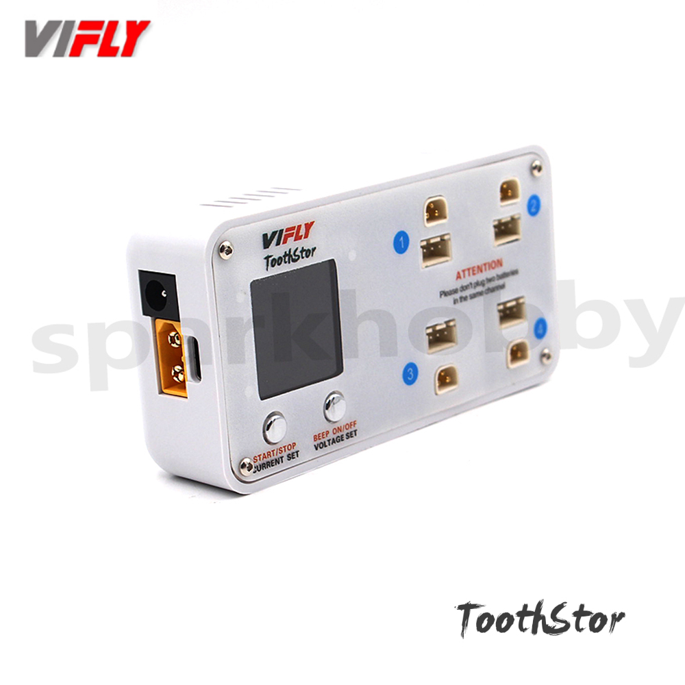 VIFLY ToothStor 4 Port 2S Bala - Drone Racing Charger review and price